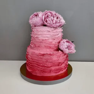 TORT FALBANKOWY PEONIE