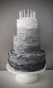 TORT FALBANKOWY SZARY