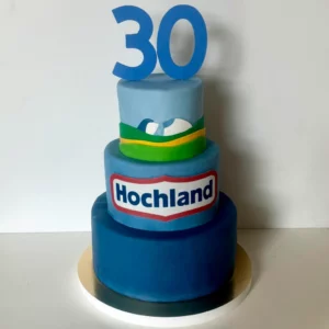 Tort Firmowy Hochland – elegancki tort z brandingiem na event
