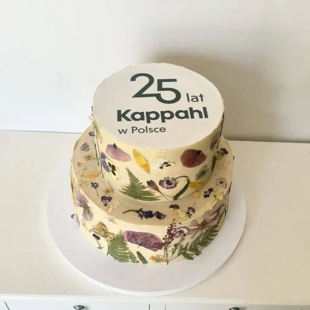 Tort Firmowy Kappahl 25 lat – jubileuszowy tort firmowy z napisem