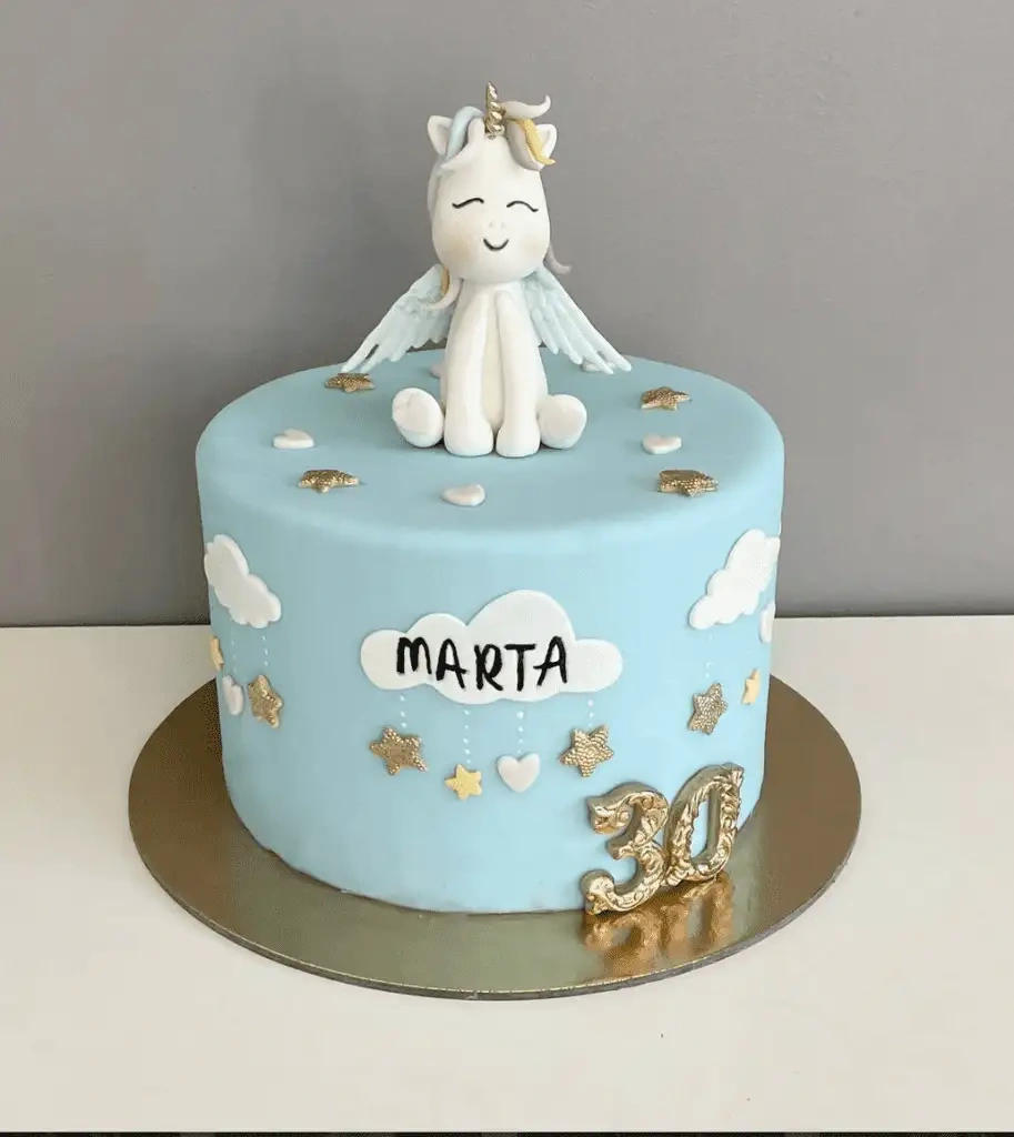 Tort Jednorożec z pastelową grzywą – Tort z Jednorożec dla wyjątkowej dziewczynki