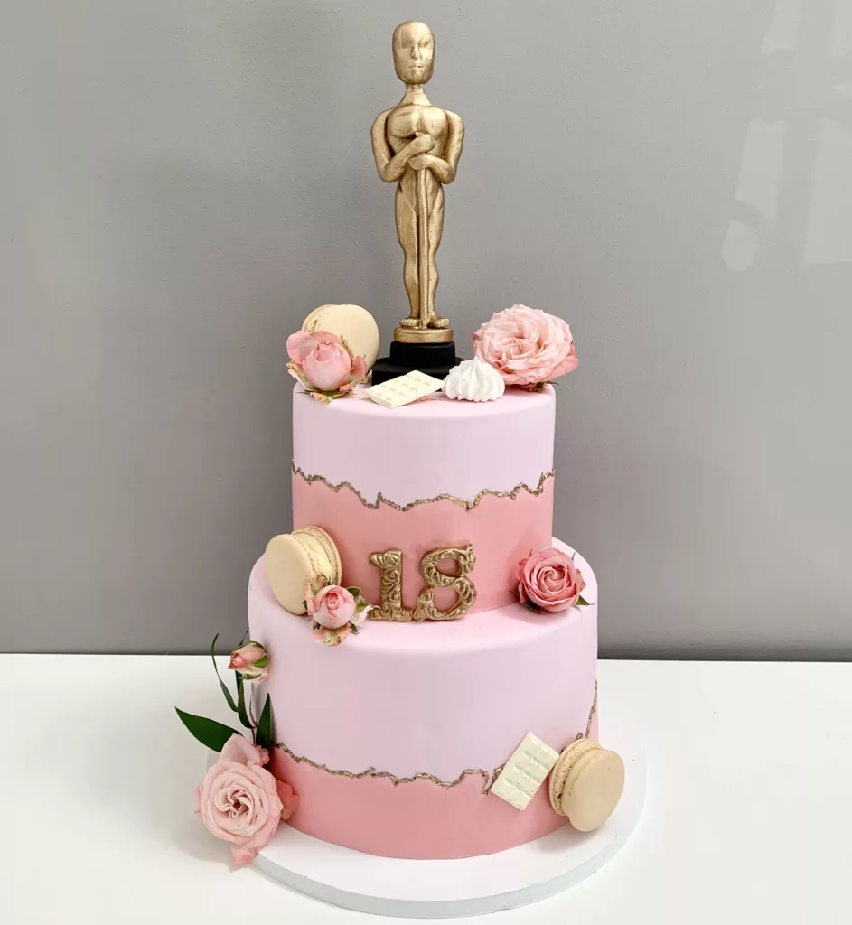 TORT NA 18-TKĘ RÓŻOWY OSCAR