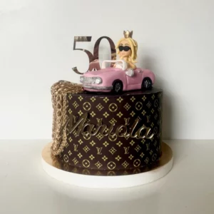 Tort na 50 urodziny w stylu glamour – Tort na 50 urodziny AleTort