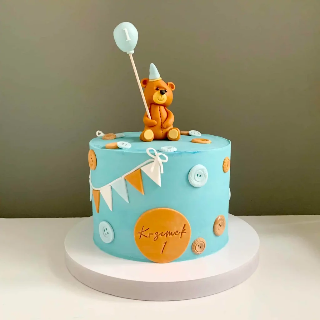 TORT NA ROCZEK DLA CHŁOPCA Z MISIEM