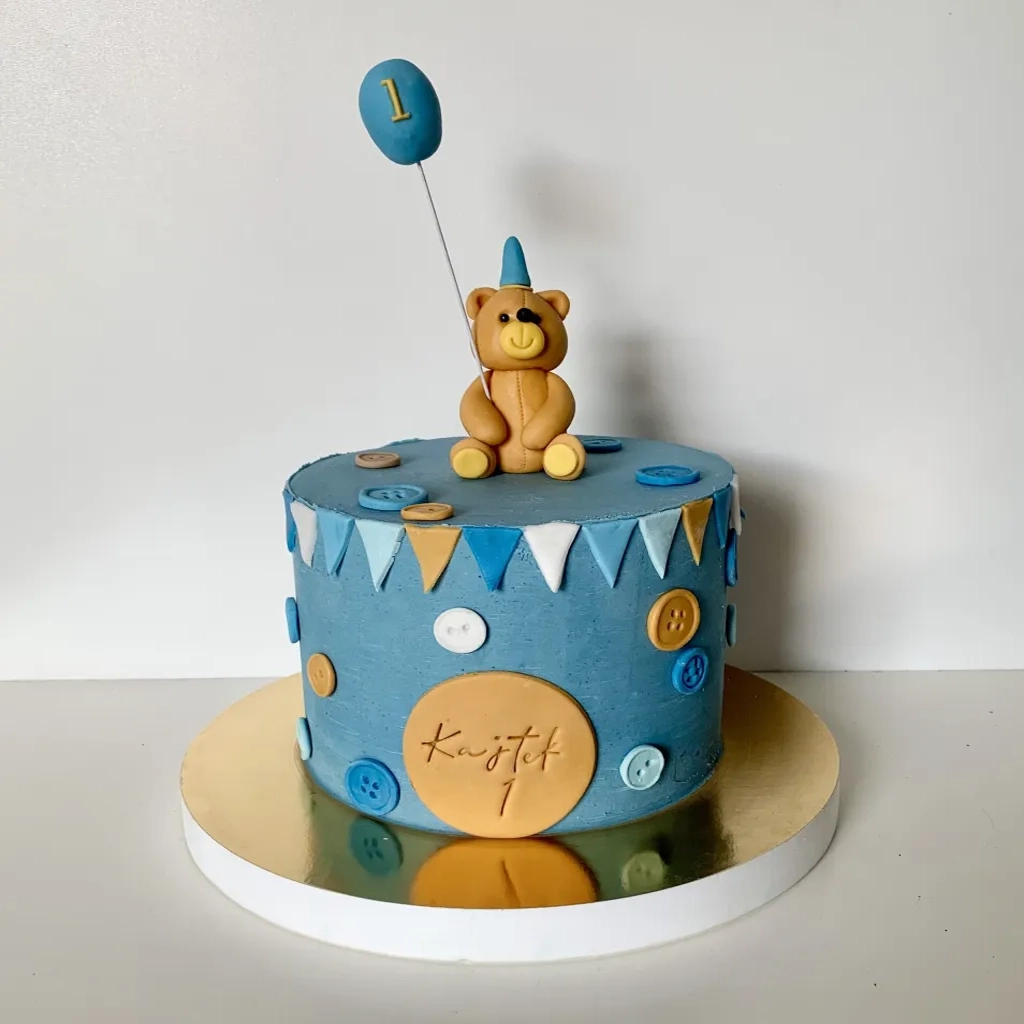 TORT NA ROCZEK DLA CHŁOPCA Z MISIEM