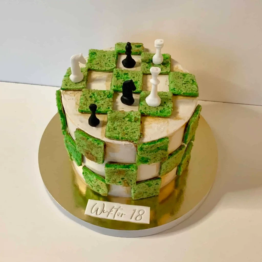 Tort Szachy – elegancki tort na zamówienie Warszawa
