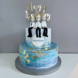 Tort firmowy z Figurkami – elegancki tort na event firmowy