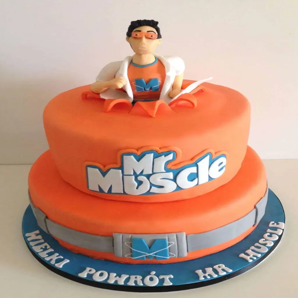 Tort Mr. Muscle w stylu premium – mocny akcent na event