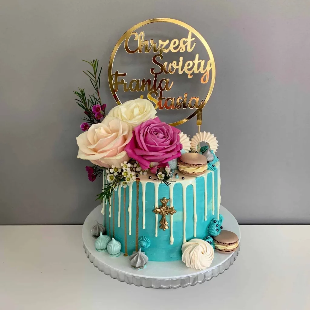 TORT NA CHRZCINY DLA CHŁOPCA