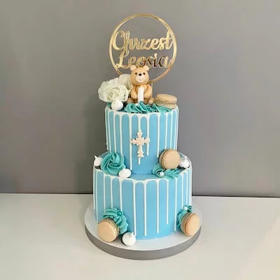 TORT NA CHRZCINY DLA CHŁOPCA