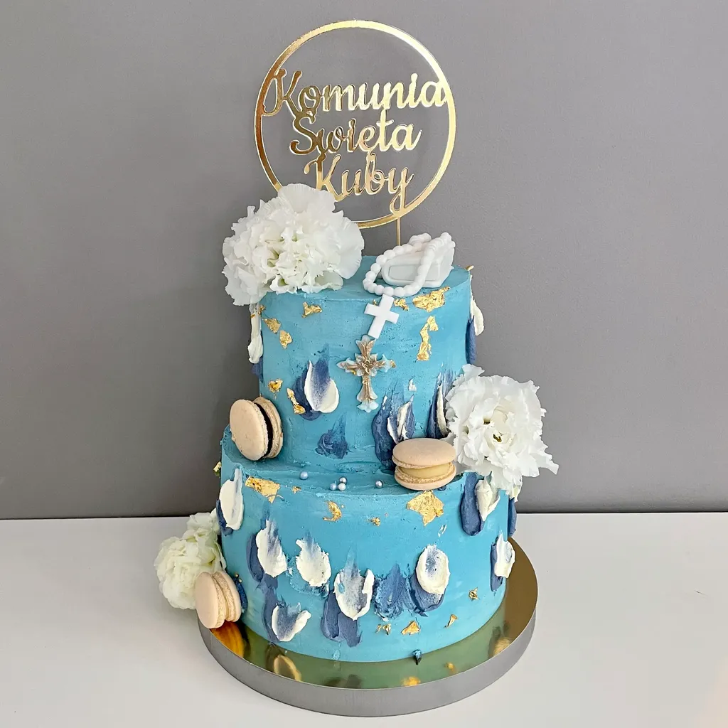 TORT NA KOMUNIĘ DLA CHŁOPCA