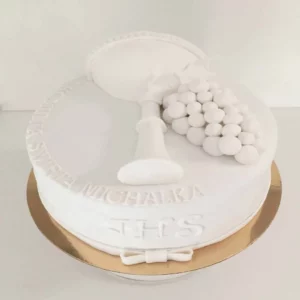 TORT NA PIERWSZĄ KOMUNIĘ BIAŁY