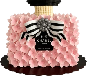 Tort Chanel No.5 - torty artystyczne Warszawa AleTort