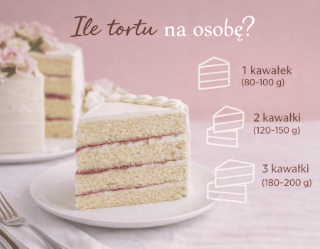 Ile tortu na osobę? Sprawdzone metody planowania porcjowania