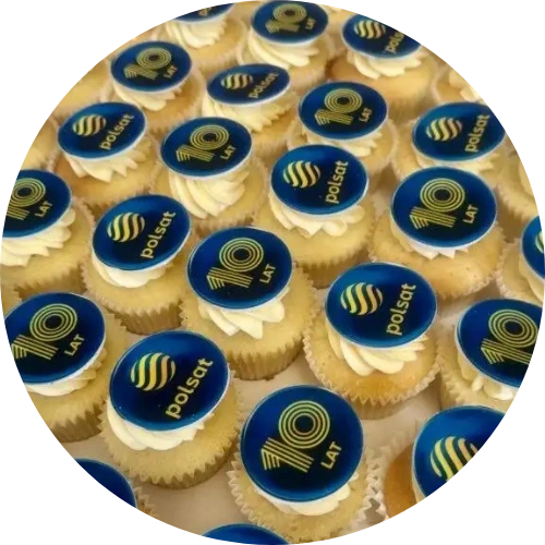 MUFFINKI Z LOGO POLSAT