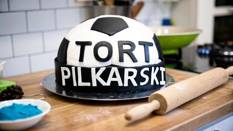 Tort w kształcie piłki – Prostym sposobem krok po kroku